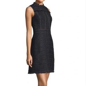 Tory BURCH Black Aria Metallic Tweed Dress Sleeveless Career Day To Night 2